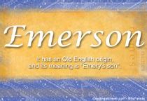emerloan meaning|EMERSON definition and meaning .